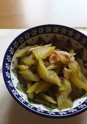 ふきとベーコンの簡単炒め煮-レシピのメイン写真