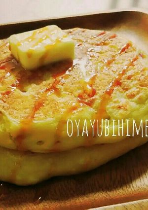 ふわトロもち♪ホットケーキ(*´ω`*)-レシピのメイン写真