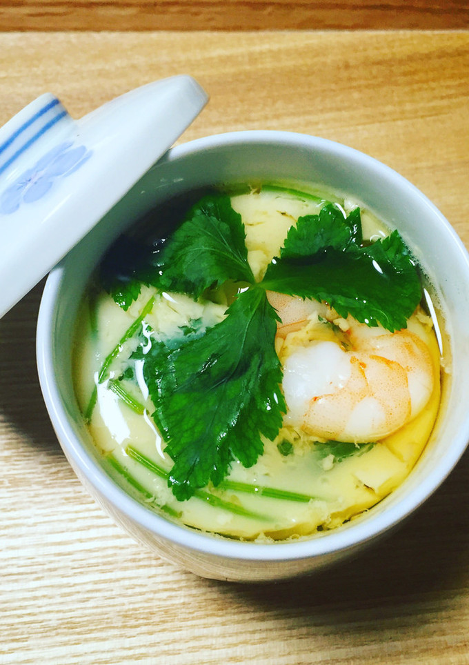 ふんわりぷるっとレンジで簡単茶碗蒸し-レシピのメイン写真