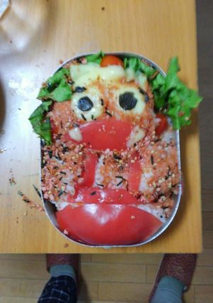 キャラベンガンコちゃんのお弁当-レシピのメイン写真