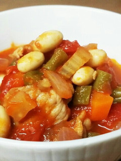 簡単♪時短♪大豆のトマト煮-レシピのメイン写真
