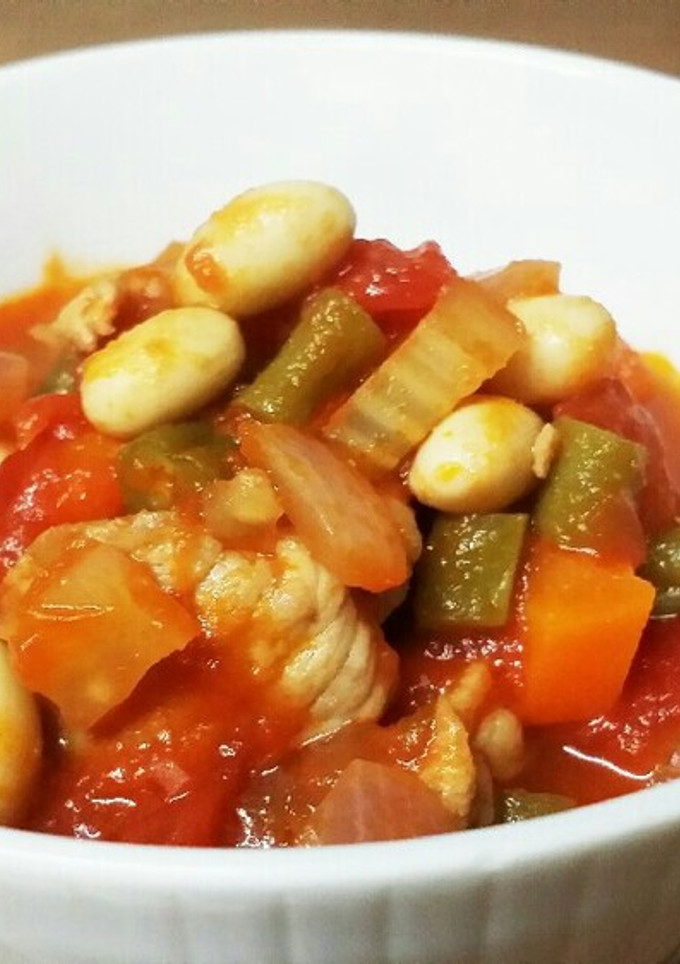 簡単♪時短♪大豆のトマト煮-レシピのメイン写真