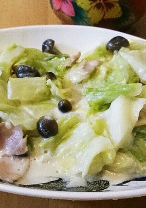 失敗なし♪キャベツとベーコンのクリーム煮-レシピのメイン写真