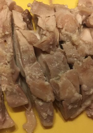 蒸し鶏のちょうど良い調理時間の備忘録-レシピのメイン写真