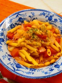 ベジ♪ミネストローネ風パスタ-レシピのメイン写真
