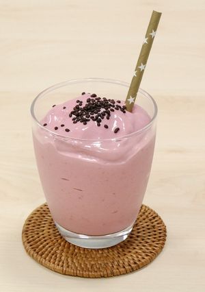 グァバとラズベリーのソイスムージー-レシピのメイン写真