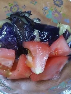 揚げなすとトマトのサラダ-レシピのメイン写真