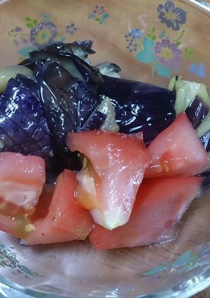 揚げなすとトマトのサラダ-レシピのメイン写真