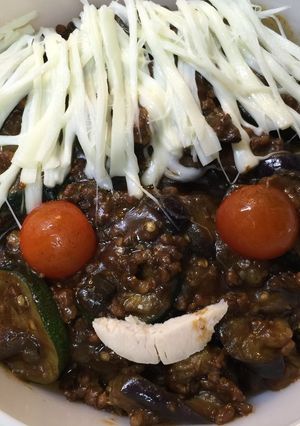 ナスとズッキーニのグラタン日焼け坊や-レシピのメイン写真