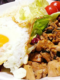 ガパオライス(鶏肉のバジル炒め)-レシピのメイン写真