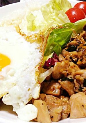 ガパオライス（鶏肉のバジル炒め）-レシピのメイン写真