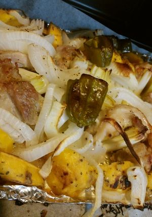 チキンロールのぎゅうぎゅう焼き-レシピのメイン写真