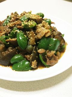 簡単☆なすとピーマンの香味炒め-レシピのメイン写真