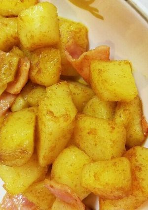 ベーコンカレーポテト-レシピのメイン写真