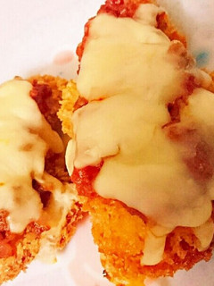 残りのミートソースでチキンチーズ焼き-レシピのメイン写真