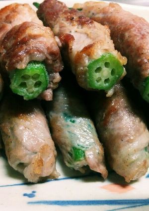 おくらの豚肉巻き-レシピのメイン写真