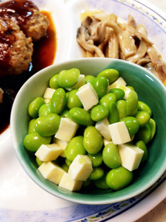 簡単♪付け合わせ〜枝豆&チーズ〜-レシピのメイン写真