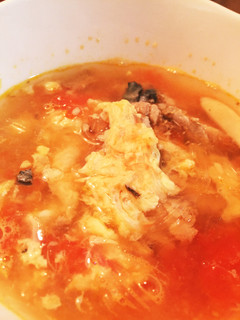 サバ缶とトマトの簡単スープ-レシピのメイン写真