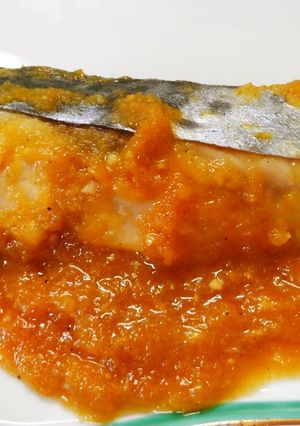 簡単♪サワラのカレー風オニオンソース焼き-レシピのメイン写真