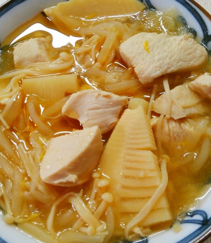 鶏むね肉と筍 もやしの胡麻油香る中華煮 by 331ミミイ 【クックパッド