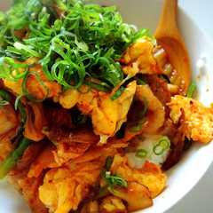 รูปของ ☆スタミナ☆お手軽豚キムチ丼