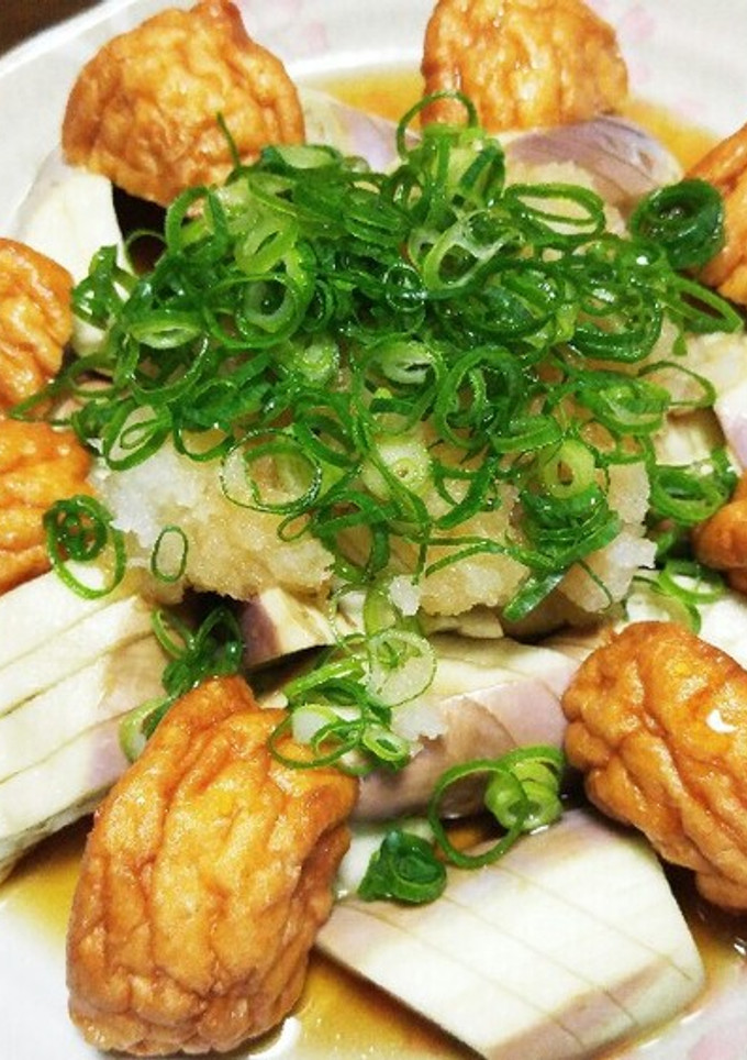紀文　魚河岸あげとなすのみぞれびたし-レシピのメイン写真