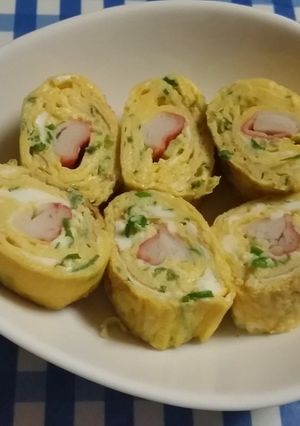 ＊お弁当に！カニカマの玉子焼き＊-レシピのメイン写真