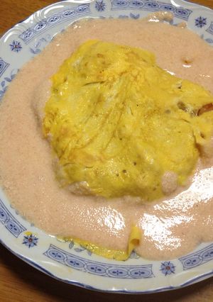 たらこクリームのオムライス-レシピのメイン写真