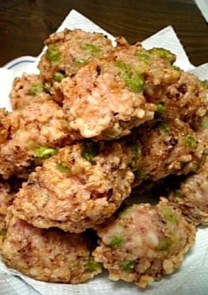 イカと枝豆の揚げ団子-レシピのメイン写真