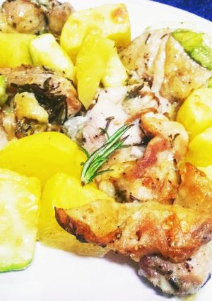 鶏肉とじゃがいものローズマリーグリル-レシピのメイン写真