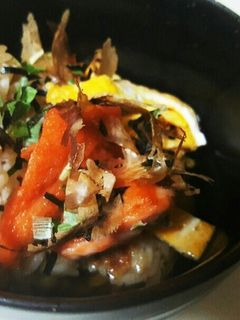 料亭の味!焼おにぎりで鮭茶漬け-レシピのメイン写真