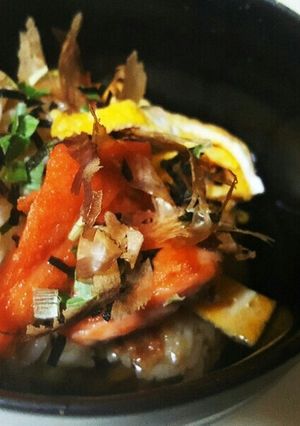 料亭の味！焼おにぎりで鮭茶漬け-レシピのメイン写真