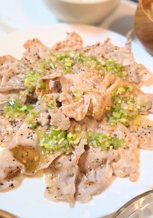 豚ロースのネギ塩だれ-レシピのメイン写真