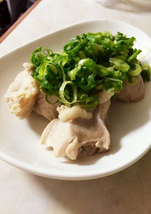 簡単！おかずに鶏肉のネギ塩レモンがけ-レシピのメイン写真