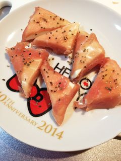 クリチの生ハム巻き〜オリーブオイルがけ♡-レシピのメイン写真