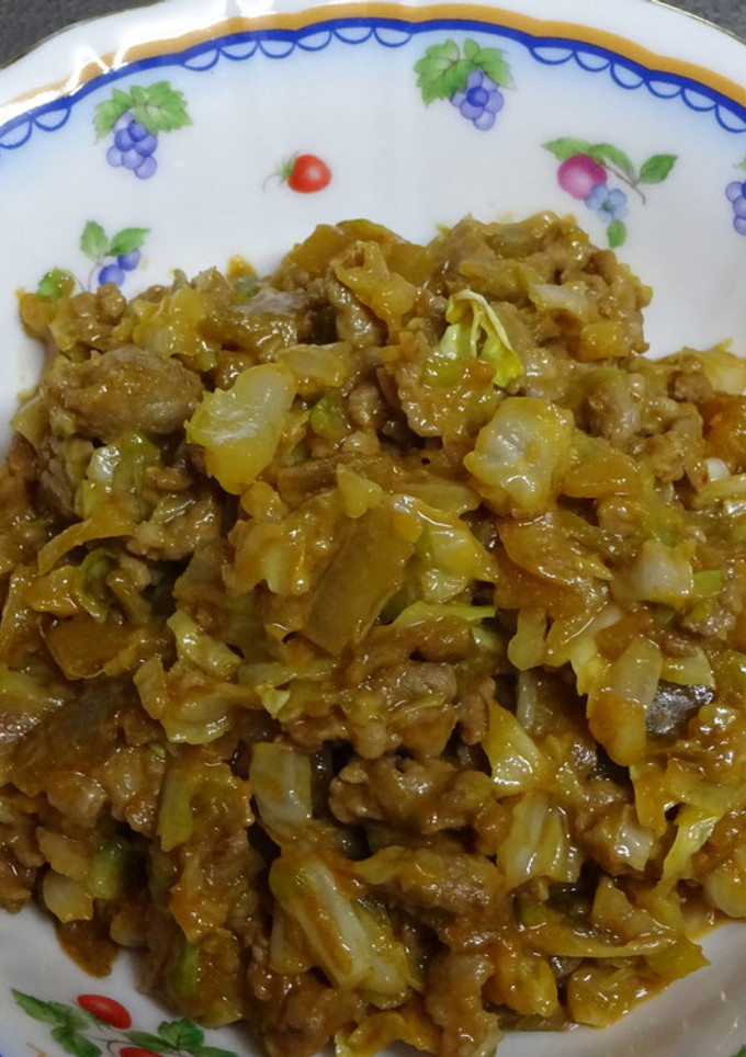 豚肉とキャベツとザーサイの味噌炒め-レシピのメイン写真