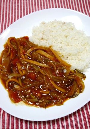 ヘルシー！茄子のハヤシカレー-レシピのメイン写真