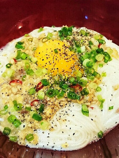 卵白だしの納豆ツルツルのどごしそうめん☆-レシピのメイン写真