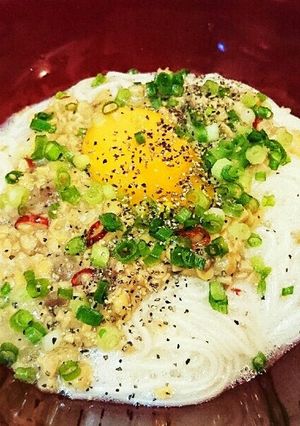 卵白だしの納豆ツルツルのどごしそうめん☆-レシピのメイン写真