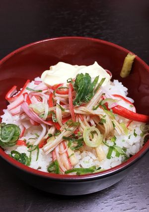 アカン飯？？カニカママヨご飯-レシピのメイン写真