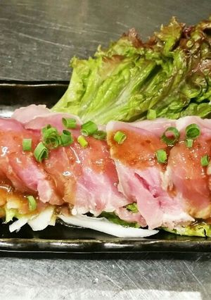 豚ヒレ肉の冷製柚子胡椒ドレッシング♪-レシピのメイン写真