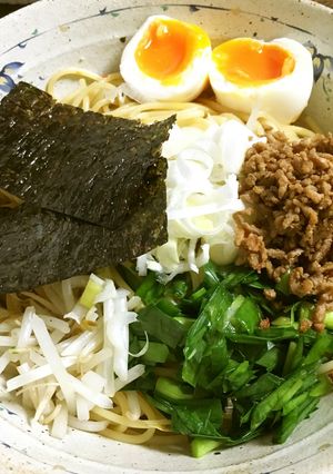 簡単台湾まぜそば風パスタ-レシピのメイン写真