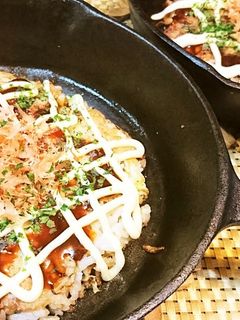 節約★冷や飯★絶品【ご飯deお好み焼き】-レシピのメイン写真