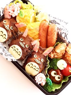 肉巻きトトロおにぎり-レシピのメイン写真