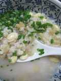 残りご飯でうち豆入り朝粥
