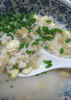 残りご飯でうち豆入り朝粥-レシピのメイン写真