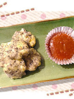 ゴマとじゃがいもの簡単団子-レシピのメイン写真