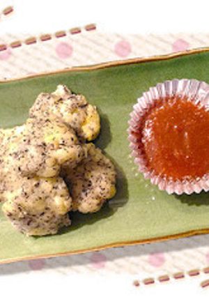 ゴマとじゃがいもの簡単団子-レシピのメイン写真