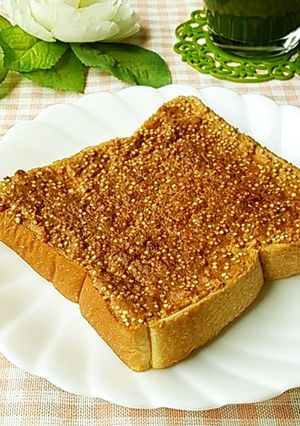 キヌア☆きなこバタートースト-レシピのメイン写真