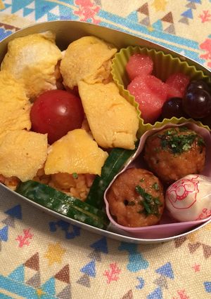 花型ひと口オムライス♡年少さんのお弁当に-レシピのメイン写真